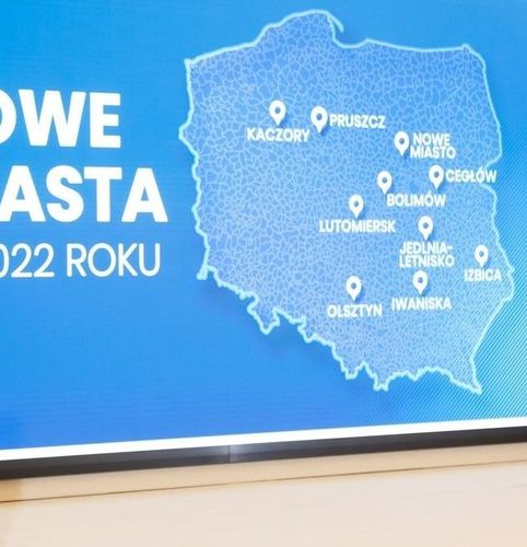 Jest 1 stycznia 2022 roku. Na mapie Polski pojawiło się 10 nowych miast Jest 1 stycznia 2022 roku. Na mapie Polski pojawiło się 10 nowych miast