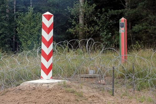 Wybuch na przejściu granicznym z Białorusią Wybuch na przejściu granicznym z Białorusią